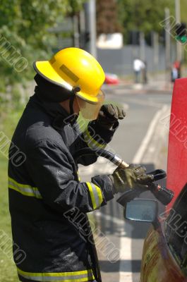 Firemen at work