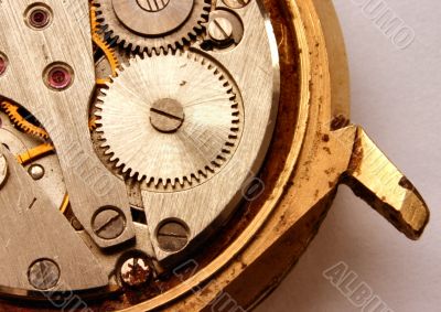 vintage watch mechanism