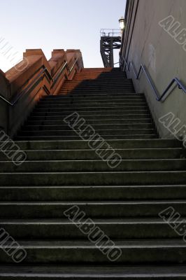 Light On Stairs