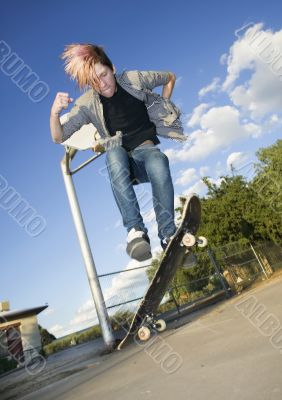 Teenage Skateboarder