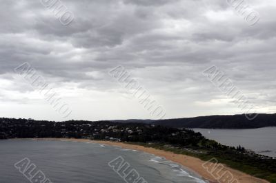 Cloudy Palm Beach