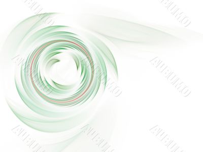 Wild Green against White