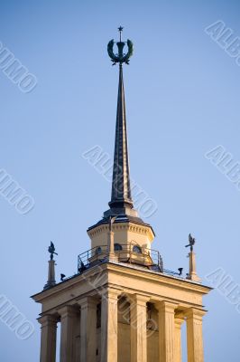 the spire