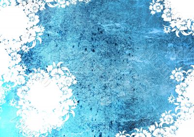 floral style backgrounds frame