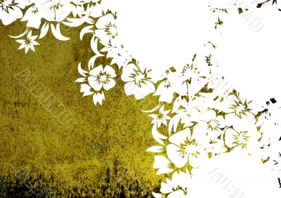 floral style backgrounds frame