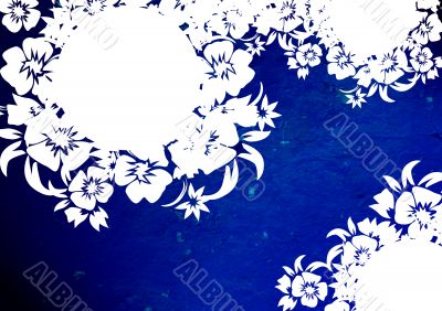 floral style backgrounds frame