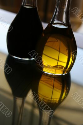 Water bottle on the table