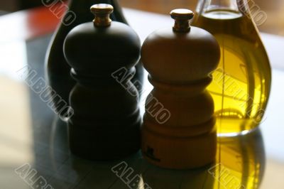 Water bottle on the table