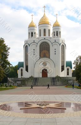 Area of victory, temple and the sign