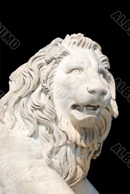 The Lion statue.