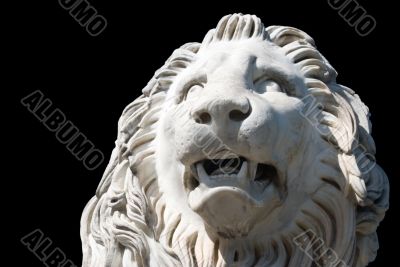 The Lion statue.