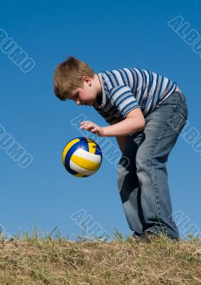 boy with ball