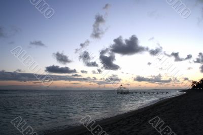 Sunset on the beach