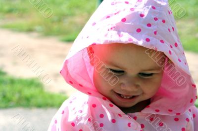 Shy baby