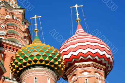 St.Basil cathedral in Moscow, Russia.
