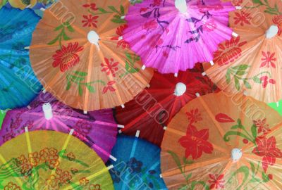 Asian cocktail umbrellas