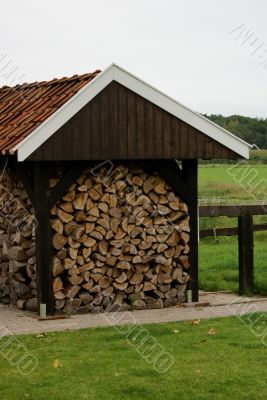 Wood-shed.
