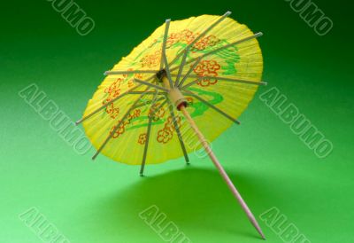 colorful cocktail umbrella