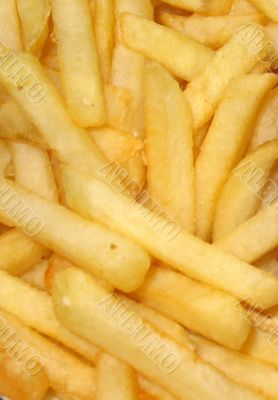 close up of chips