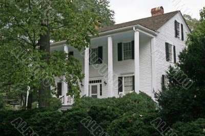 Antebellum Home in Trees