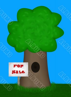 Home For Sale Illustration