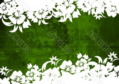 floral style backgrounds frame