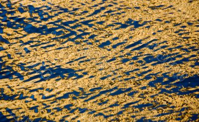 bright golden water background