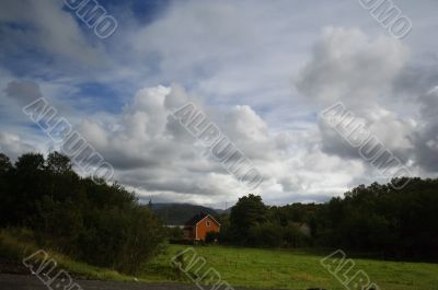 Rural norwegian landscape