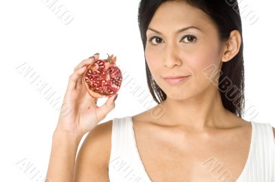Woman With Pomegranate