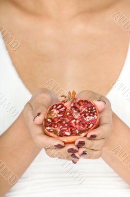Woman With Pomegranate