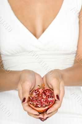 Woman With Pomegranate