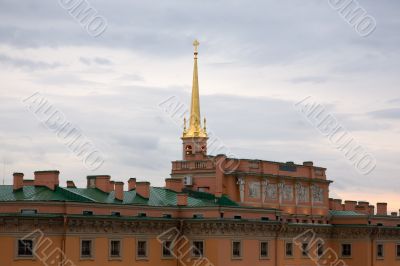 the roof of Mikhailovsky castle