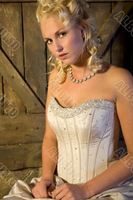 Serious bride