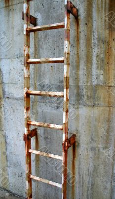 rusty ladder