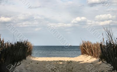 path to the sea