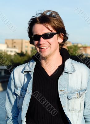 smiling man