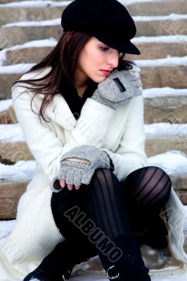 Pensive and cold