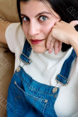 Serious look