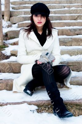 Pensive and cold
