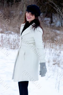Yeah, she`s happy in the cold