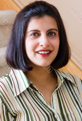 Smiling woman