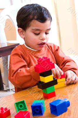 Playing with blocks