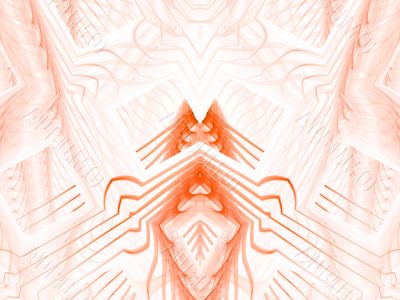 Fiery Arrow against White