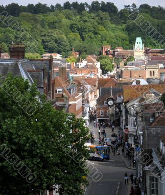 High view of Winchester