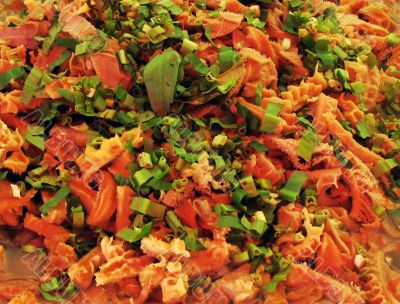 Thai food jumble