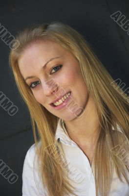 Happy young woman
