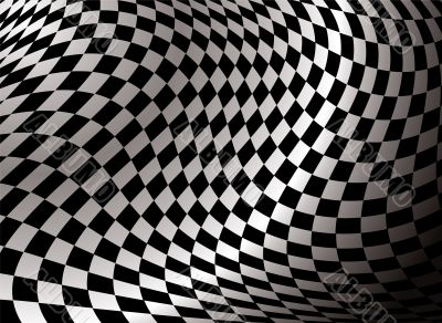 checkered background