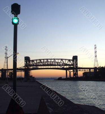 Green Light  For Lift Bridge