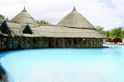 Pool near the villa
