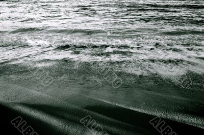 Shadows on the beach